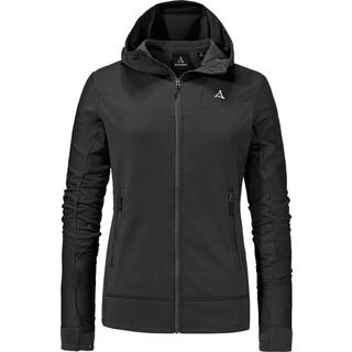 Schöffel Women's Fleece Hoody Style Blaueis Fleecejakke Damer størrelse 38 farve sort