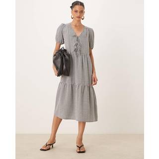 Nobody's Child Nobodys Child Bernadetta Micro Mono Ternet Midi Kjole - EU 38 (UK 10)