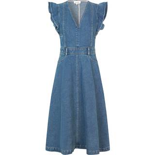 Edissadea Denimkjole, Light Denim Blue, M