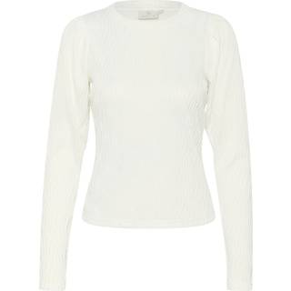 Kaffe Kagerit Jersey Blouse Bluser 10509587 Chalk (SMALL)