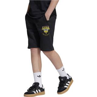 adidas Originals Triangle Graphic Shorts Junior, Black - 13-14Y
