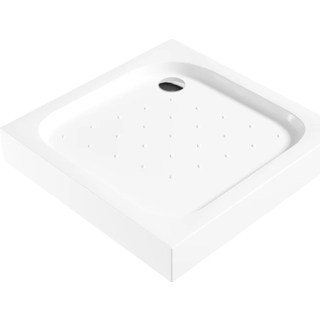 Duschkar Funkia 80x80 cm Kvadratisk Vit Blank