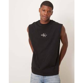 Relaxed Monogram Tank Top - Black - M