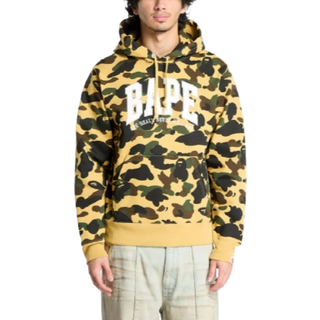 Sweatshirt A BATHING APE 1St Camo Bape Pullover Hoodie Yellow M - Yellow - M