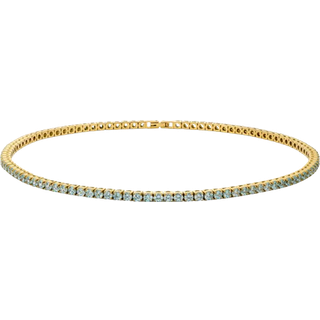 ANNEBRAUNER Tennis Necklace Aquamarine