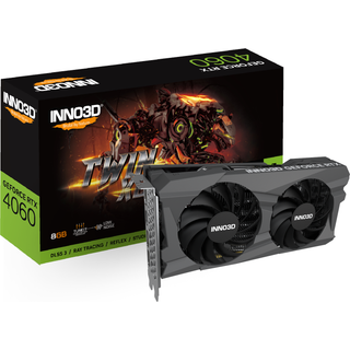 Inno3D GeForce RTX 4060 Twin X2 V2 8G -> Forventet levering: 1-2 hverdage