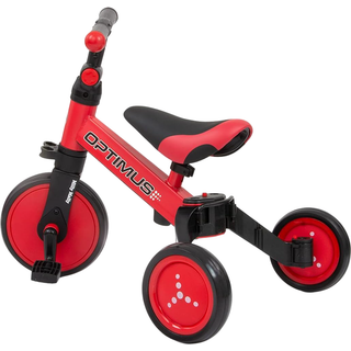 Milly Mally Optimus 3-i-1 Trehjulet Cykel, Rød