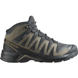 Salomon Men's X-Adventure Recon Mid GORE-TEX Asphalt/falcon/coyote Brown, 49 1/3