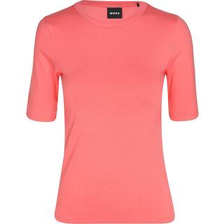 Slim fit T-shirt i en blanding med modal og stræk