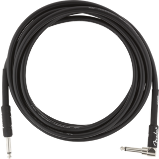 Fender Professional Guitar Kabel Vinkelstik (Sort, 3m)