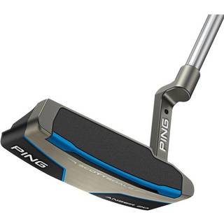 Ping Scottsdale Anser 2D Plumber Neck Putter - Sort - Venstre - Str. 35" - Ping Tour 2.0 PT (2025) Standard Blå/Hvid