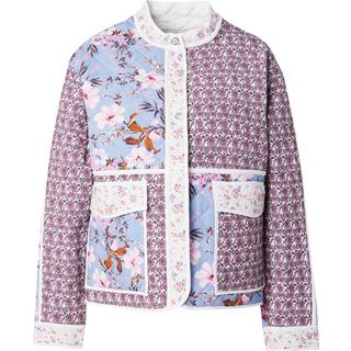 Smilla Quilted Patchwork Jakke, Tofu/Flower Boho, S