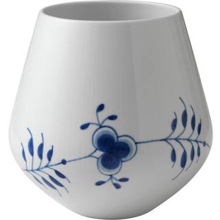 Royal Copenhagen Blå Mega Riflet vase H20 cm
