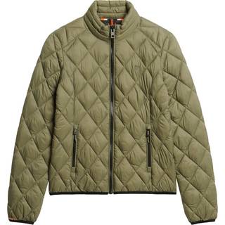 Superdry Superdry Green Diamond Quilt Fuji Lite 100% Cotton Jacket