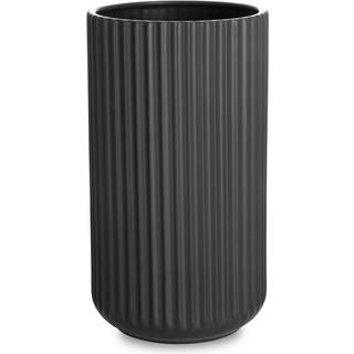 Lyngby vase mat sort H25 cm