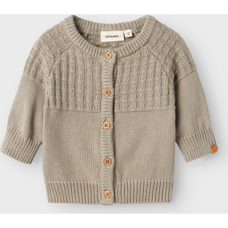 Lil' Atelier Dajan ls strik cardigan - FOREST FOG