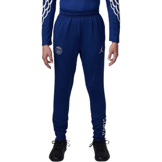 Maskinstrikkede Paris Saint-Germain Strike Fourth Jordan Dri-FIT-fodboldbukser til større børn - blå