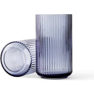 Lyngby vase - 25 cm - blå glas