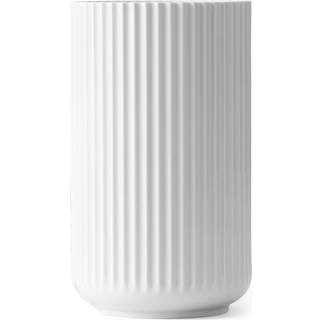 Lyngby Vase Porcelæn Hvid H25 cm