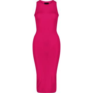 Semi-Sheer Dress In Pink, XXS