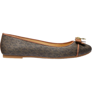 MK Honey Signature Logo Ballet Flat - Brown - Michael Kors - EU 38.5