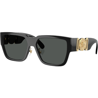 Versace Mand VE4483D GB1/87 Solbriller Injiceret Sort Grå Firkantet Normal