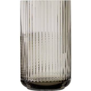 Lyngby Vase Glas Smoke H25 cm