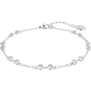 Swarovski Remix Collection Strand, Rundschliff, Weiß, Rhodiniert