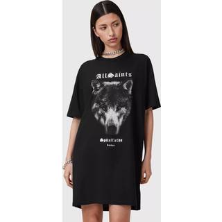All Saints AllSaints Black Dawn T-Shirt Dress