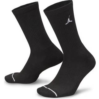 Jordan Everyday Cushioned-crewstrømper (6 par) - sort - 42-46