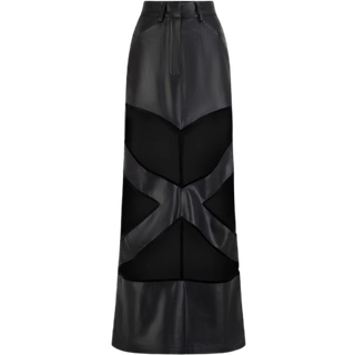 X Cut Out Maxi Skirt, S