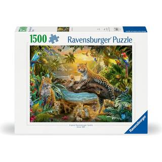 Ravensburger Puslespil Leopardfamilien i junglen 1500p (12000738)
