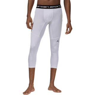 Jordan Sport Dri-FIT-tights i 3/4-længde til mænd - hvid - M