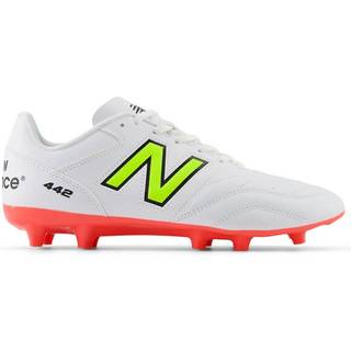 New Balance Herre 442 Academy V2 Fodboldstøvler Til Fast Underlag Hvid
