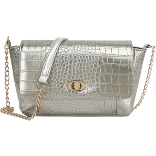 Noella Teagan Croco Bag Silver Croc