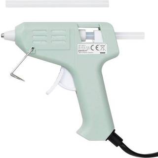 Limpistol Mini 7 mm grøn, 10 W, 175 cm ledningslængde. 2 limstave medfølger