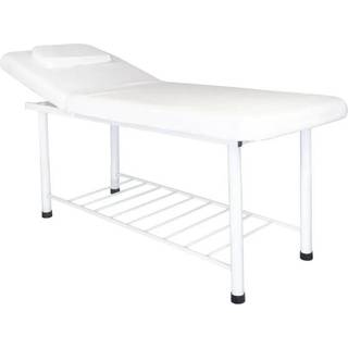 Stationær massagebriks Hvid