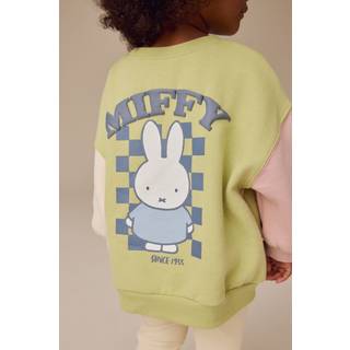 Next Green Colour Block Miffy Sweatshirt and Leggings Set (3mths-7yrs)