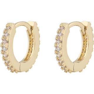 SNÖ of Sweden Mayfair Small Ring Earring Gold/Clear