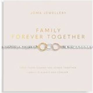 Joma 3 Tone Family Forever Bracelet - Silver - 17.5cm
