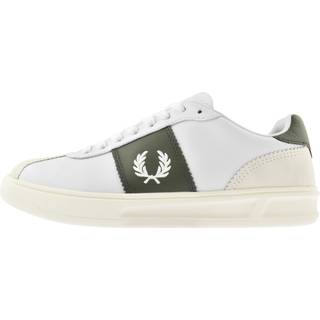 Fred Perry Herren Sneaker weiß Glattleder