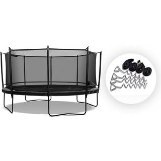 Trampolin North Legend Oval / 3,5 m x 2,5 m / Trampolin + Støttesæt
