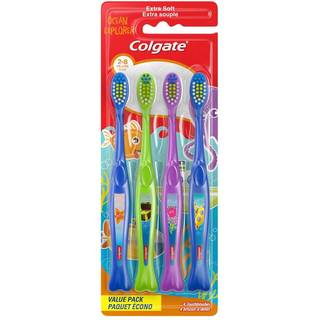 Colgate Extra Clean Full Head Tooth Burn Medium - 6 Count