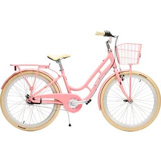 SCO Fashion børnecykel 7 gear 24" 2025 - lyserød (På lager i varehus)