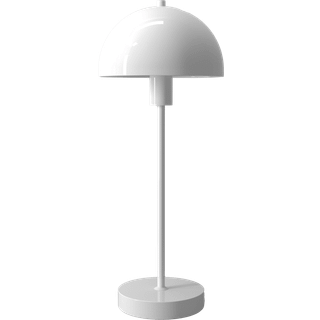 Vienda - Bordlampe - Blank Hvid - Herstal