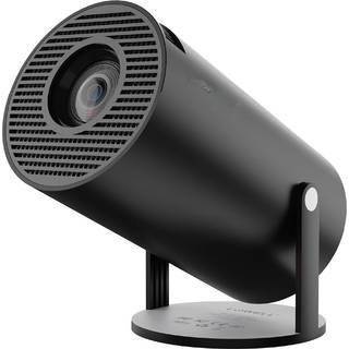 NÖRDIC Mini Portable Projector 4K 1080P Full HD-understøttelse Android 11 & Netflix – WiFi 6, BT 5.0, 180° rotation, hjemmebiografprojektor