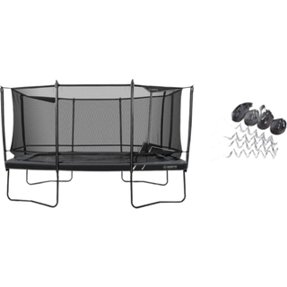 Trampolin North Legend Firkantet / 4,6 m x 3,1 m / Trampolin + Støttesæt