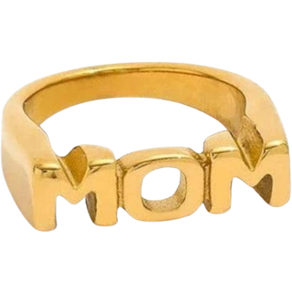 Muun Studios MOM Ring 18k Guldbelagt R087 - Guld - L