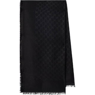 Gucci GG jacquard scarf - black - One Size