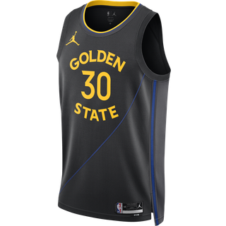 Stephen Curry Golden State Warriors 2024/25 Statement Edition Jordan Dri-FIT NBA Swingman-spillertrøje til mænd - sort - M